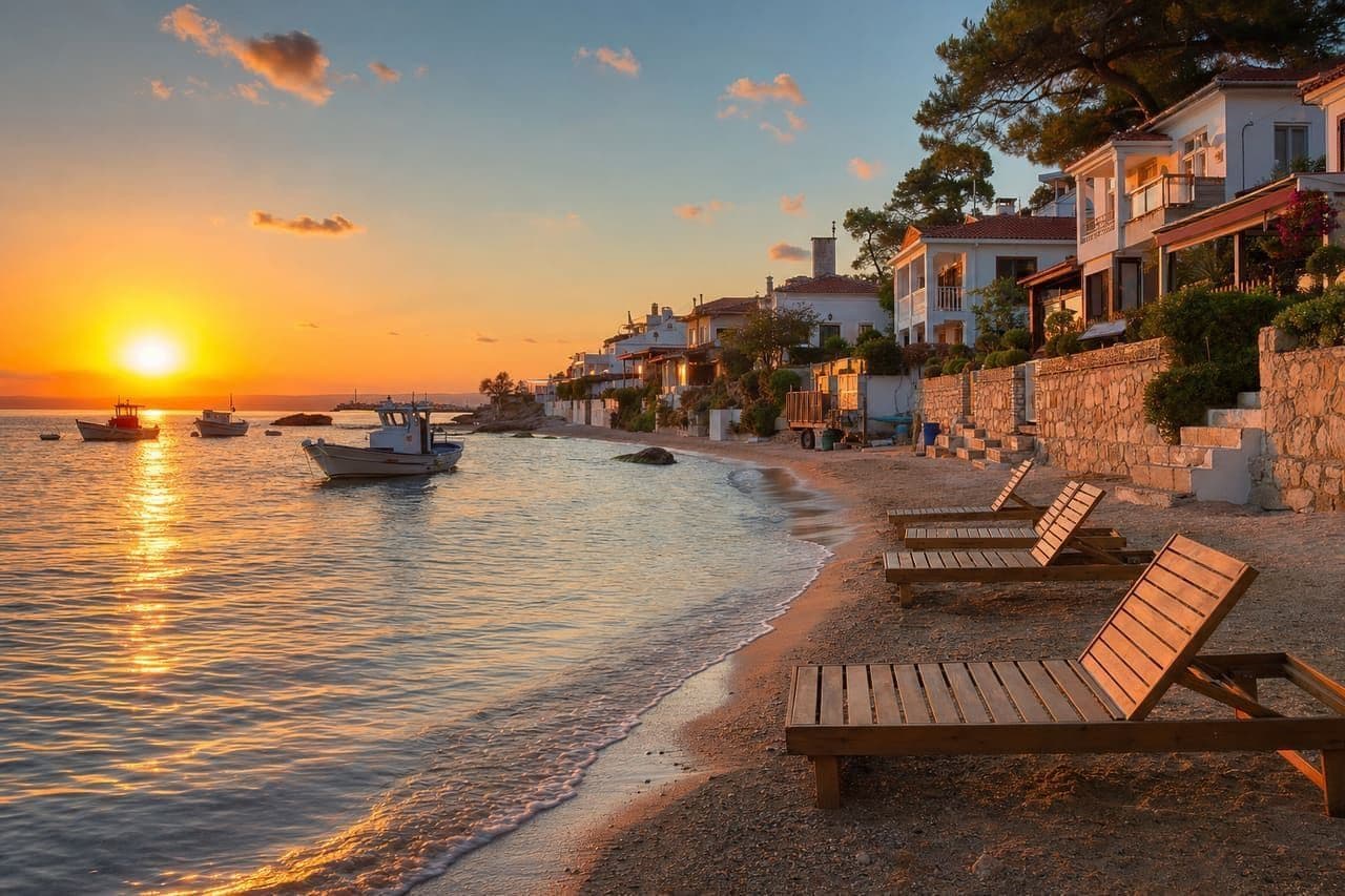 Sahil Marina Deniz Manzaralı Modern Villa — 5+1 — Fotoğraf 1